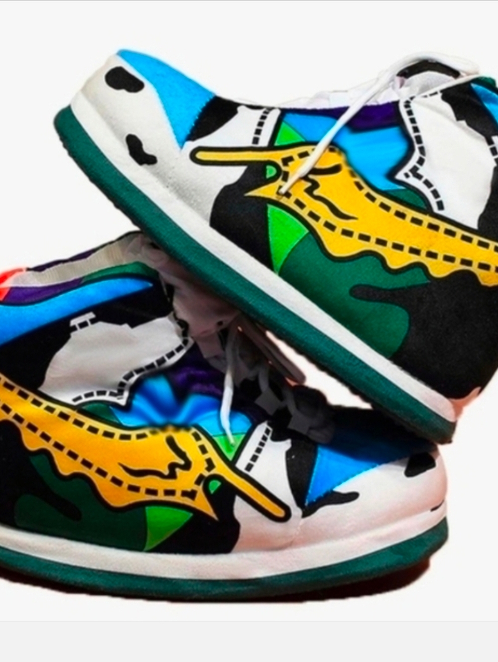 Colorful Moo Low Unisex Slippers